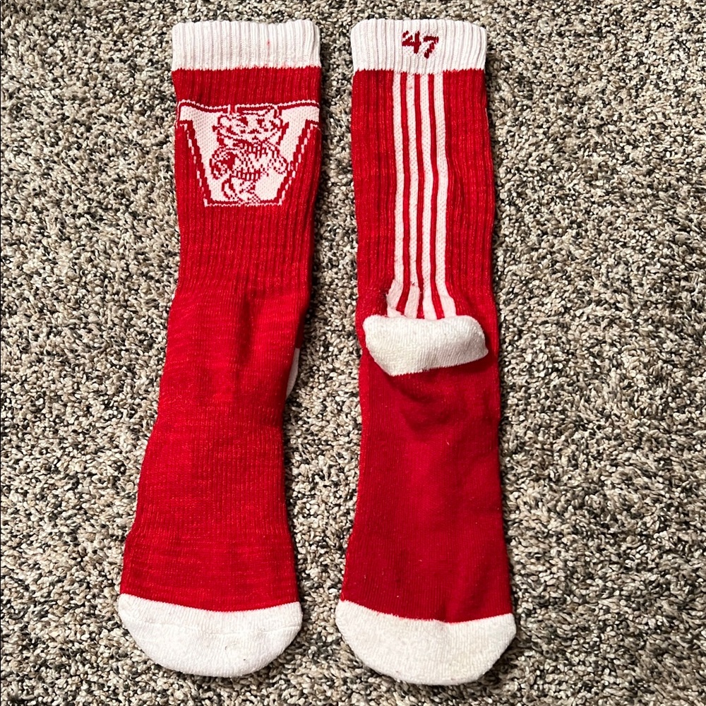 Wisconsin Badger thick socks